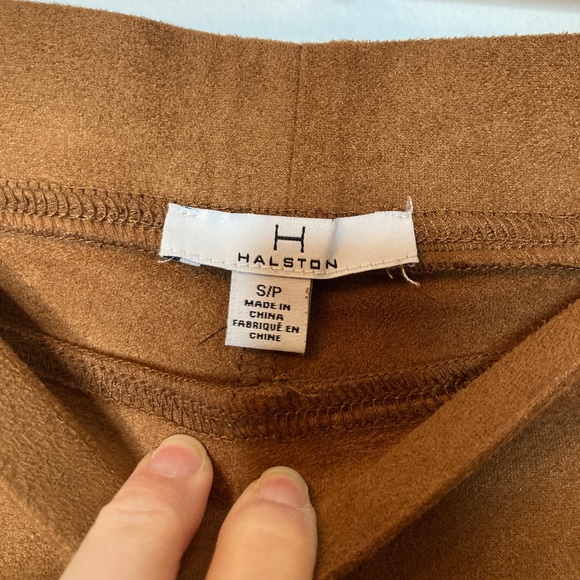 Halston Faux suede leggings SM - Picture 9 of 9